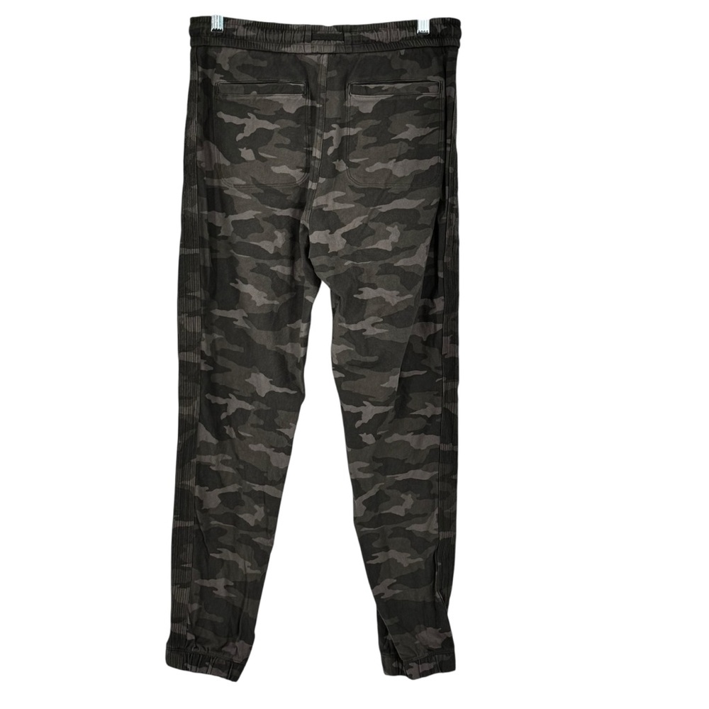 Womens Athleta Size 4 Cotton/Spandex Camo Farallon Joggers w Elastic Waist & Tie - Picture 5 of 9